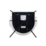 Gracie Vegan Leather Metal Dining Chair in White and Black
