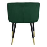 Louise Velvet Upholstered Dining Chair in Green