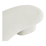 Luka Boucle Fabric Upholstered Bench in Cream