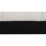 Lucia Linen Textured Fabric Upholstered Queen Bed in Beige