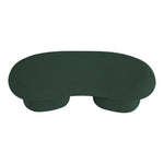 Luka Boucle Fabric Upholstered Bench in Green