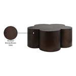 Lucky Iron Coffee Table in Brown