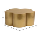 Lucky Iron Coffee Table in Gold