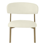 Lupita Vegan Leather Upholstered Dining Chair in Cream