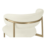 Lupita Vegan Leather Upholstered Dining Chair in Cream