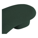 Luka Boucle Fabric Upholstered Bench in Green