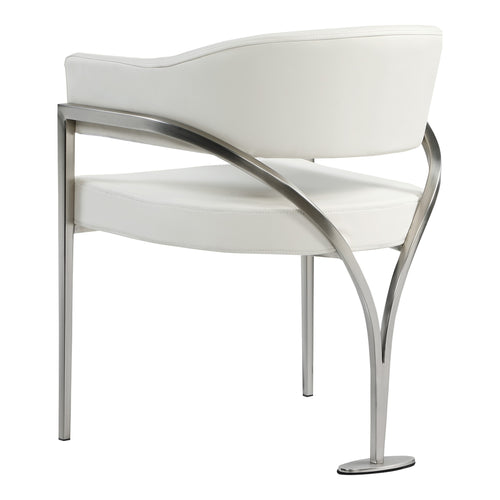 Madelyn Velvet Upholstered Dining Chair in Cream