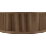 Madera Oak Veneer And Solid Wood With Caster Wheels Coffee Table in Brown Walnut