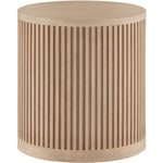 Madera Oak Veneer And Solid Wood End Table in Natural