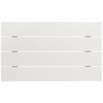Maldives Aluminum Outdoor Patio Coffee Table in White