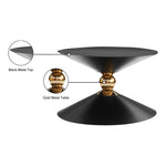 Malia Iron Coffee Table in Black