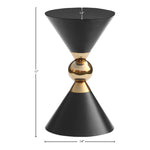 Malia Iron End Table in Black