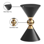Malia Iron End Table in Black