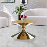 Malia Stainless Steel Coffee Table in Gold