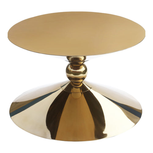 Malia Stainless Steel Coffee Table in Gold