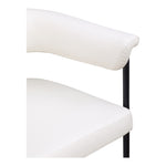Malin Vegan Leather Upholstered Dining Chair in Cream