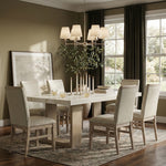 Ananda Fabric Upholstered Dining Chair in Beige
