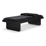 Arlington Chenille Fabric Upholstered Bench (22014-) in Black
