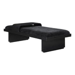 Arlington Chenille Fabric Upholstered Bench (22014-) in Black