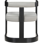 Manchester Vegan Leather Upholstered Dining Chair in Grey