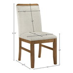 Ananda Fabric Upholstered Dining Chair in Beige