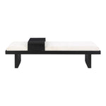 Arlington Chenille Fabric Upholstered Bench (22014-) in Cream