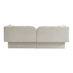 Marcel 91" Boucle Fabric Upholstered Sofa in Cream