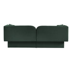 Marcel 91" Boucle Fabric Upholstered Sofa in Green