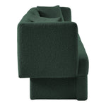 Marcel 91" Boucle Fabric Upholstered Sofa in Green