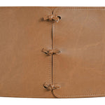 Andie Vegan Leather Upholstered Dining Chair in Cognac