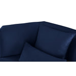 Marquis 93" Velvet Upholstered Sofa in Navy