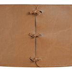 Andie Vegan Leather Upholstered Dining Chair in Cognac