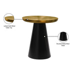 Martini Iron End / Side Table in Gold