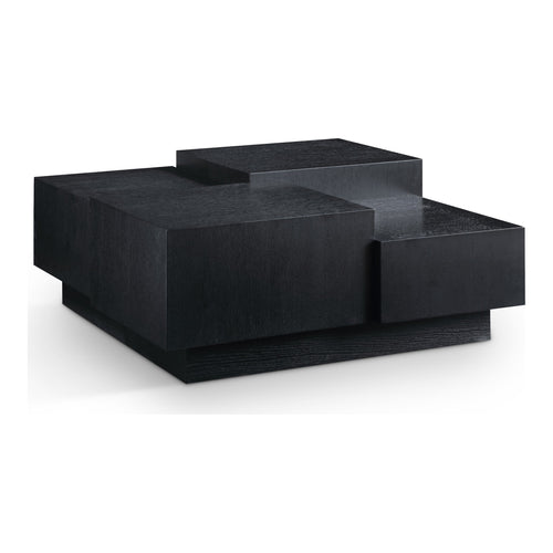 Mateo Oak Veneer Coffee Table in Black