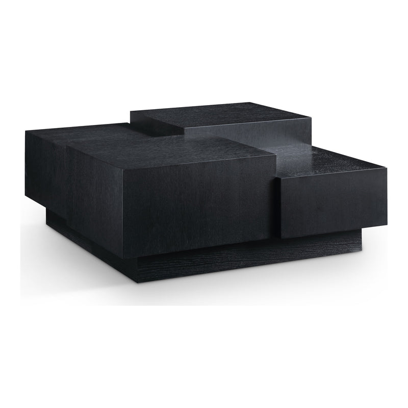 Mateo Oak Veneer Coffee Table in Black