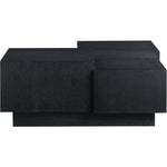 Mateo Oak Veneer Coffee Table in Black