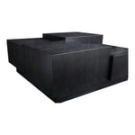 Mateo Oak Veneer Coffee Table in Black