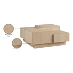 Mateo Oak Veneer Coffee Table in Natural