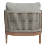 Maui Water Resistant Fabric Upholstered Outdoor Patio Chair in Grey