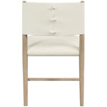 Andie Vegan Leather Upholstered Dining Chair in Cream