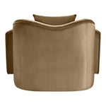 Destin Velvet Upholstered Chair in Beige