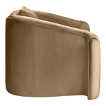 Destin Velvet Upholstered Chair in Beige
