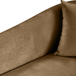 Destin Velvet Upholstered Chair in Beige