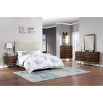Maxine Wood Veneer And Iron Dresser in Brown