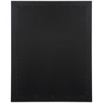 Maxine Wood Veneer And Iron Mirror in Black