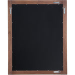 Maxine Wood Veneer And Iron Mirror in Brown