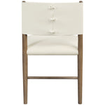 Andie Vegan Leather Upholstered Dining Chair in Cream