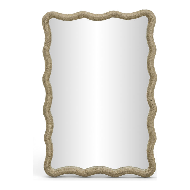 Meadow Jute Rope Framed Mirror in Natural