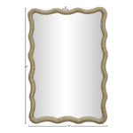 Meadow Jute Rope Framed Mirror in Natural