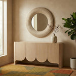 Meadow Jute Rope Framed Mirror in Natural